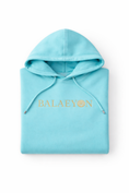 Load image into Gallery viewer, Signature Balaeyon Teal Hoodie /Strings
